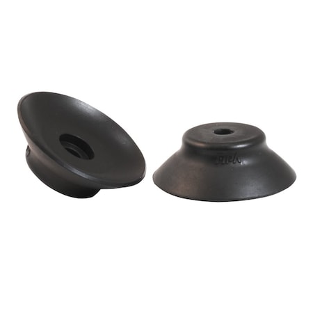 Fipa Flat vacuum cup diam. 40 mm, NBR black 102.040.503.1